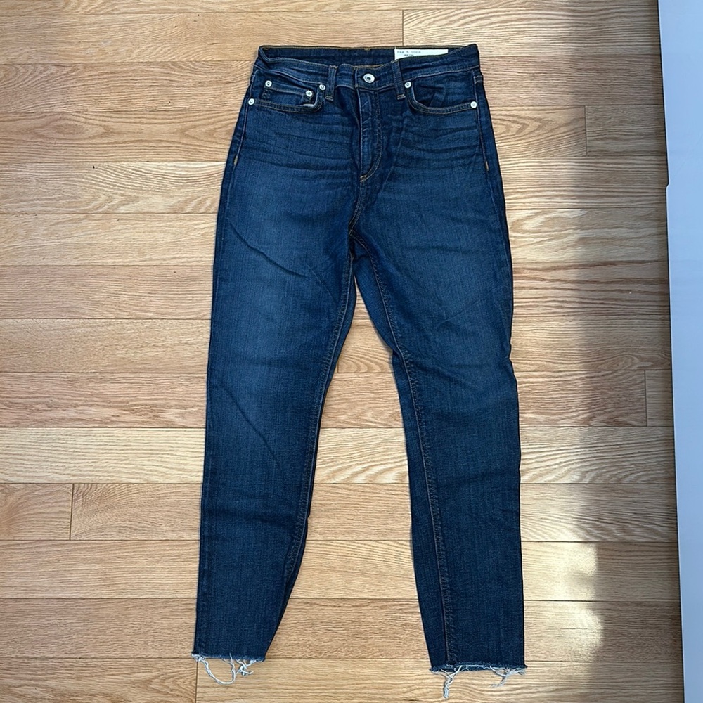 RAG AND BONE Women's Dark Blue Jeans